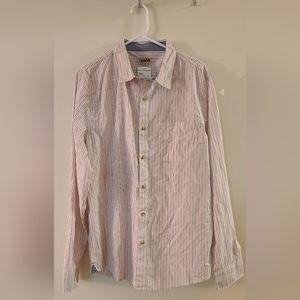 Nordstrom 1901 Multi Striped Casual Button Down Shirt New with Tags Mens Size XL